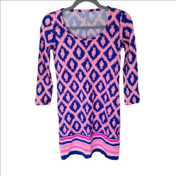 Lilly Pulitzer Beacon Shift Dress Little Fish Print XXS - Picture 1 of 3